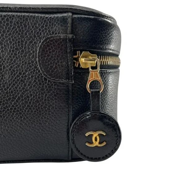 Chanel Black Leather Vanity Case - Picture 10 of 16